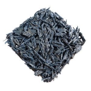 Blue Rubber Mulch Sample